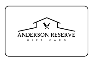 Online and In-Store Gift Card Gift Card Anderson Reserve $10.00